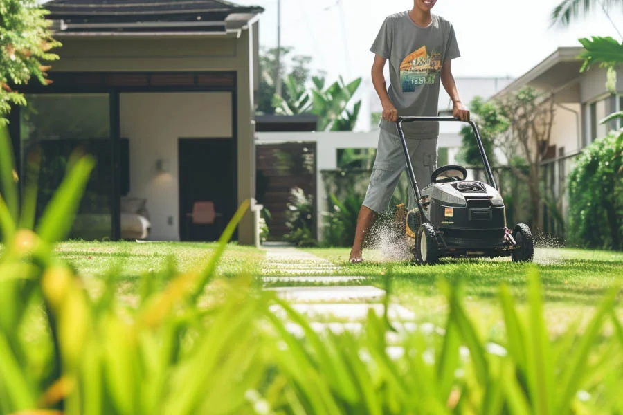 push electric lawn mower